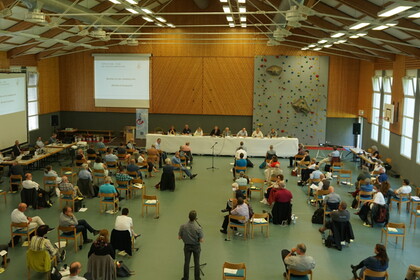 Tagung der Kreissynode am 18. Juni 2022 in der CVJM-Jugendbildungsstätte Wilgersdorf.