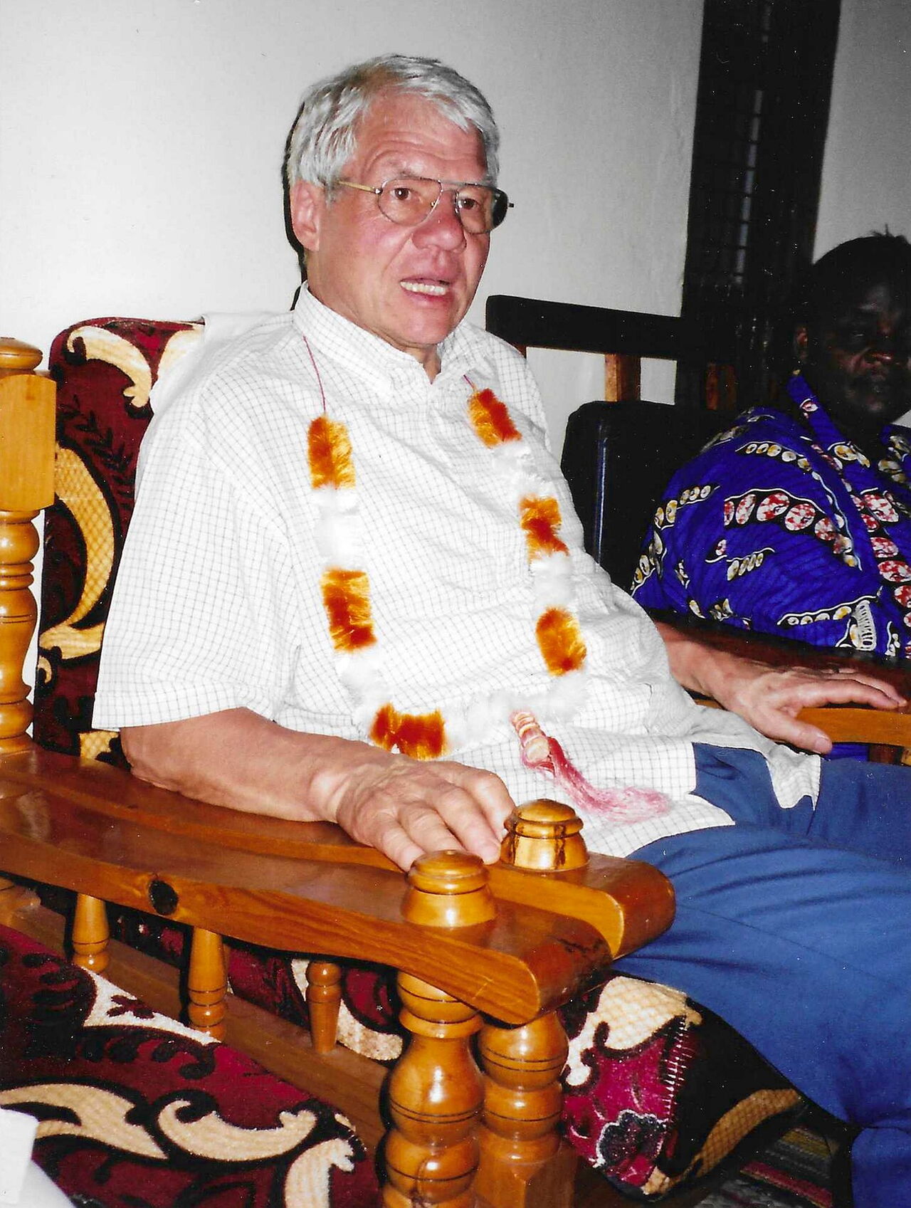 Johannes Paehl im Jahr 2005 in Tansania